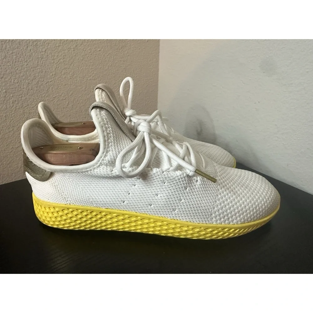 Adidas Pharrell Tennis Hu Yellow 2017‎ Size 7 Authentic Rare VNDS BY2674